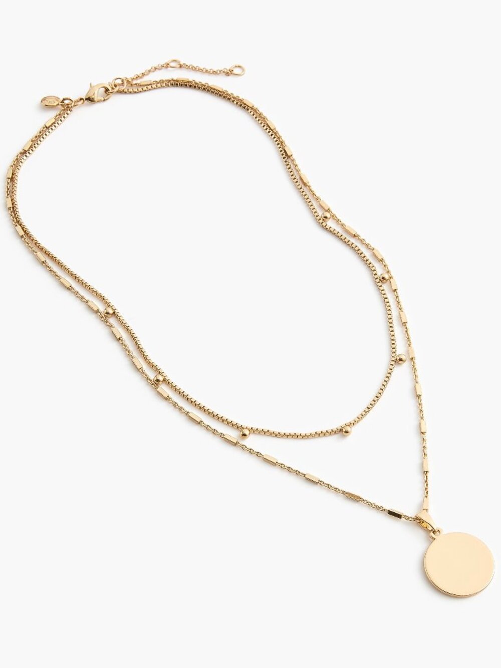 NWT J.Crew Double-layer Coin Necklace